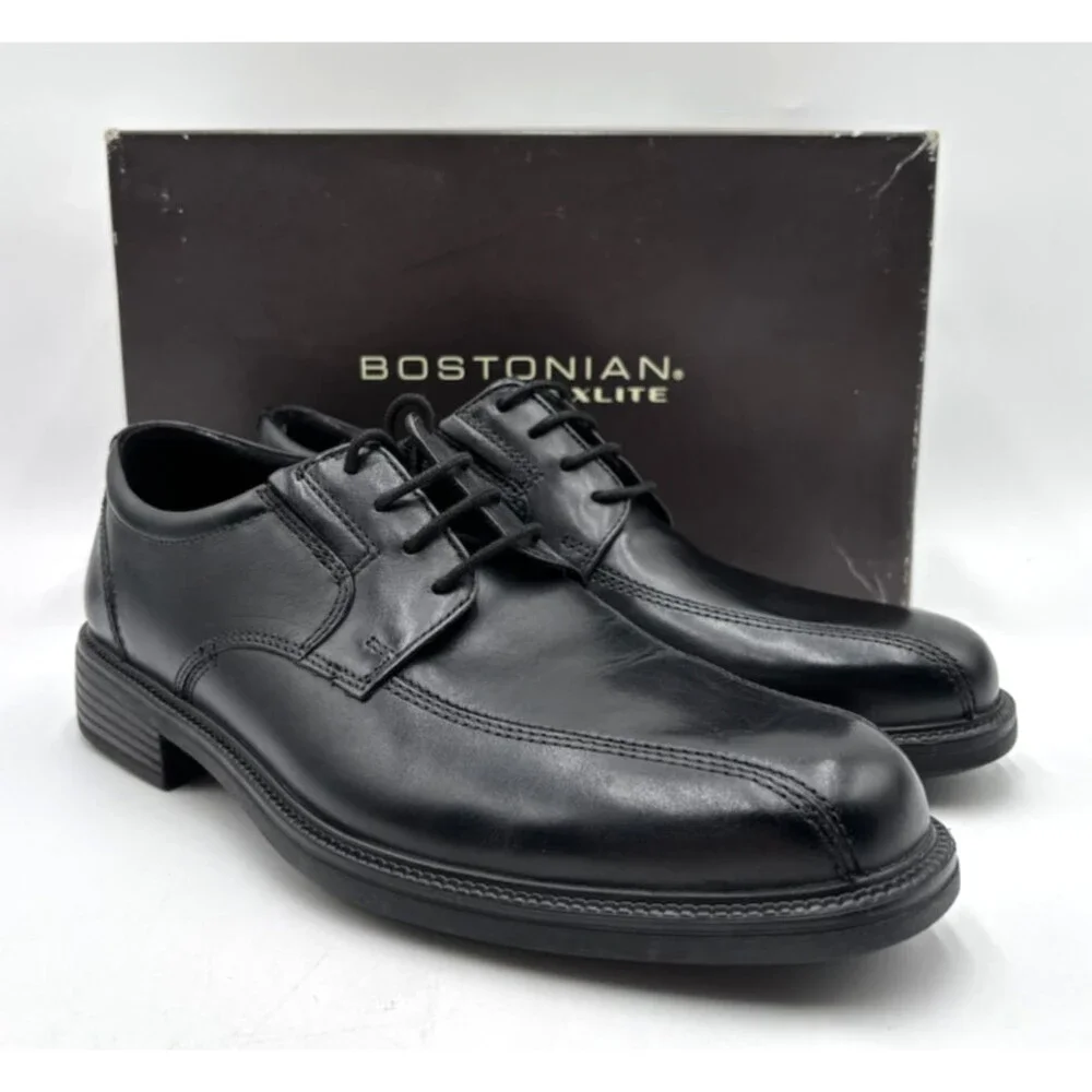 Bostonian BARDWELL WALK Men's NEW Leather Oxford Shoes Black Multiple Sizes